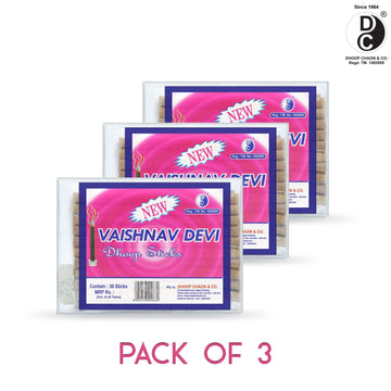DS Vaishno Devi Premium Dhoop Sticks - Pack of 3