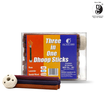 Three In One Premium Dhoop Sticks Without Charoal 30 Sticks Pack