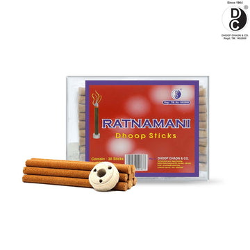 Ratnamani Premium Dhoop Sticks Without Charoal 30 Sticks Pack