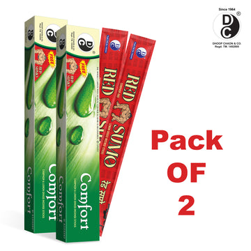 Camphor and lemongrass and red sumo incense sticks pack of 2