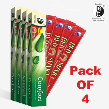 Comfort Camphor and Lemongrass Incense Sticks (Pack of 4)
