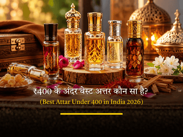 ₹400 के अंदर भारत के बेस्ट अत्तर 2026 – किफायती और लॉन्ग-लास्टिंग अत्तर संग्रह