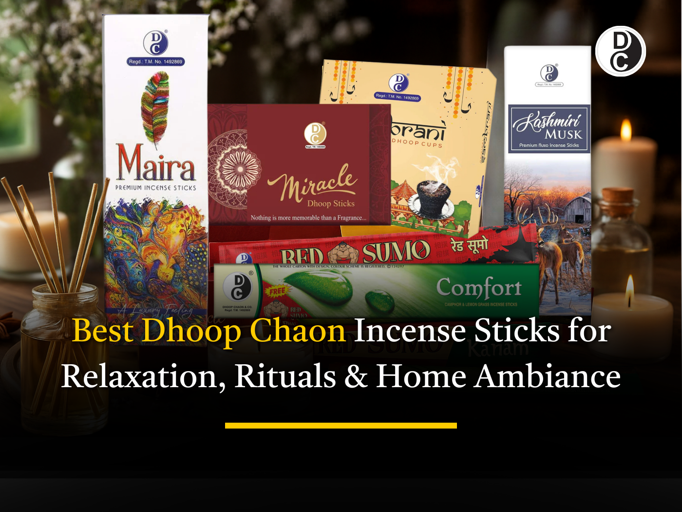 Dhoop Chaon incense sticks for relaxation and home rituals