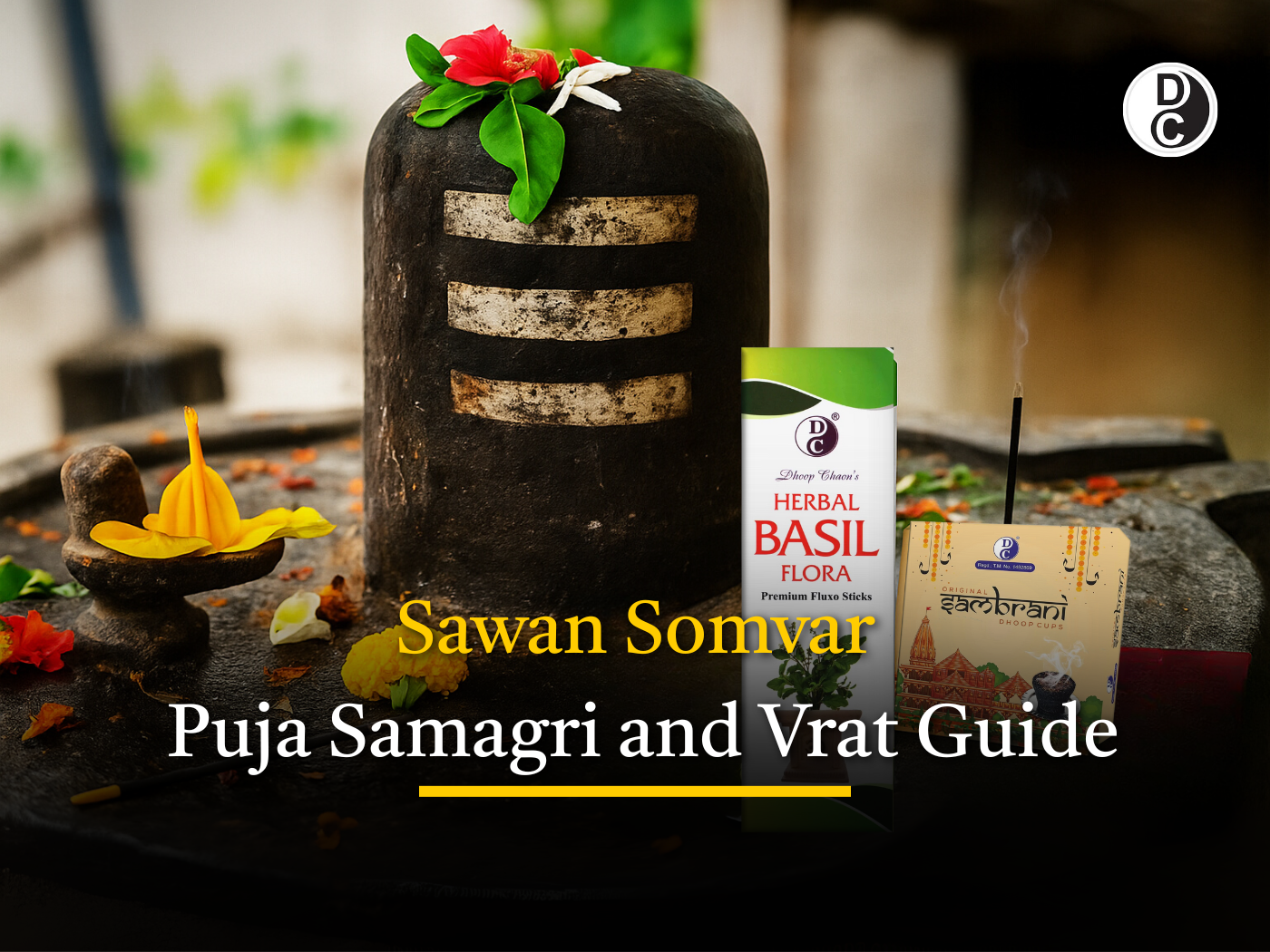 Puja items for Sawan Somvar Vrat, Sawan Somvar Vrat puja essentials, Dhoop Chaon premium incense sticks