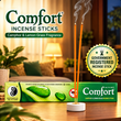 Original Comfort Camphor & Lemon Grass Incense Sticks | 12 Inch Mosquito Protection Agarbatti | 120 Sticks Per Box