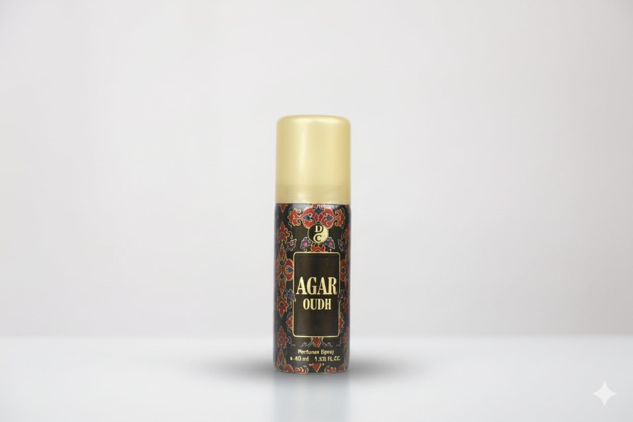 Oudh Air Freshener Spray | Premium 40 ml Mist | Pack of 2
