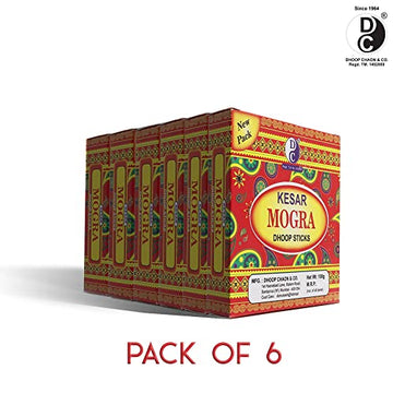 Kesar Mogra Premium Dhoop Sticks - Pack of 6