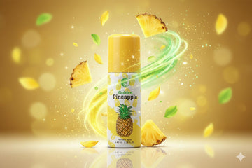 Golden Pineapple Air Freshener Spray | Premium 40 ml Mist | Pack of 2