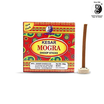 Kesar Mogra Premium Dhoop Sticks Without Charoal 100 Grams Pack