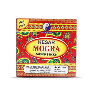 Kesar Mogra Premium Dhoop Sticks Without Charoal 100 Grams Pack