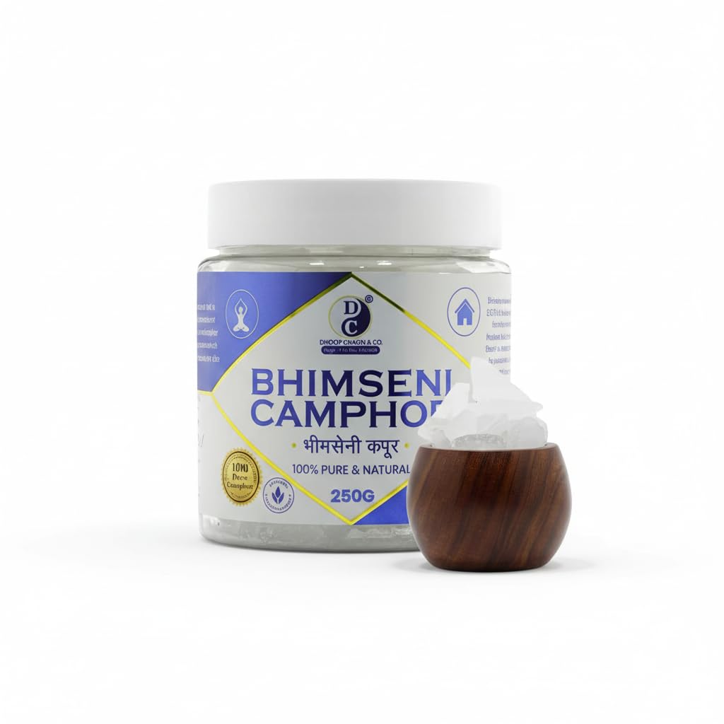 Dhoop Chaon & Co. 100% Pure & Natural Bhimseni Camphor