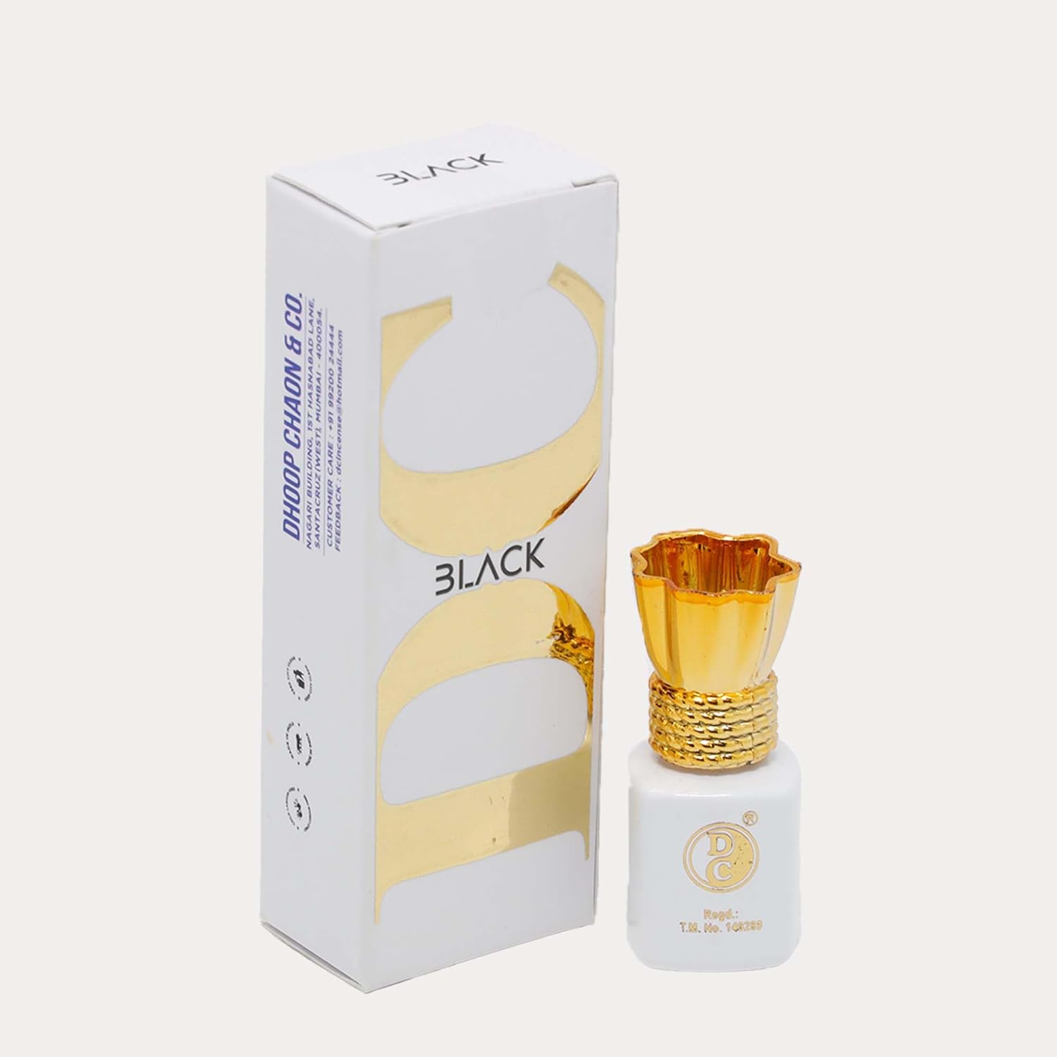 DC Black Premium Attar for Long Lasting Fragrance 8ML