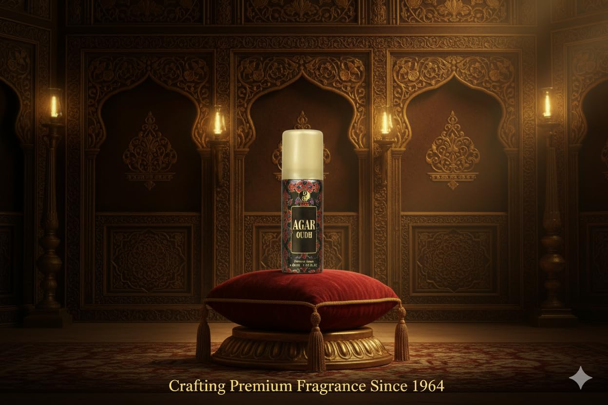 Oudh Air Freshener Spray | Premium 40 ml Mist | Pack of 2