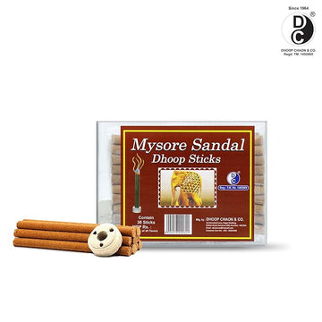 Mysore Sandal Premium Dhoop Sticks Without Charoal 30 Sticks Pack