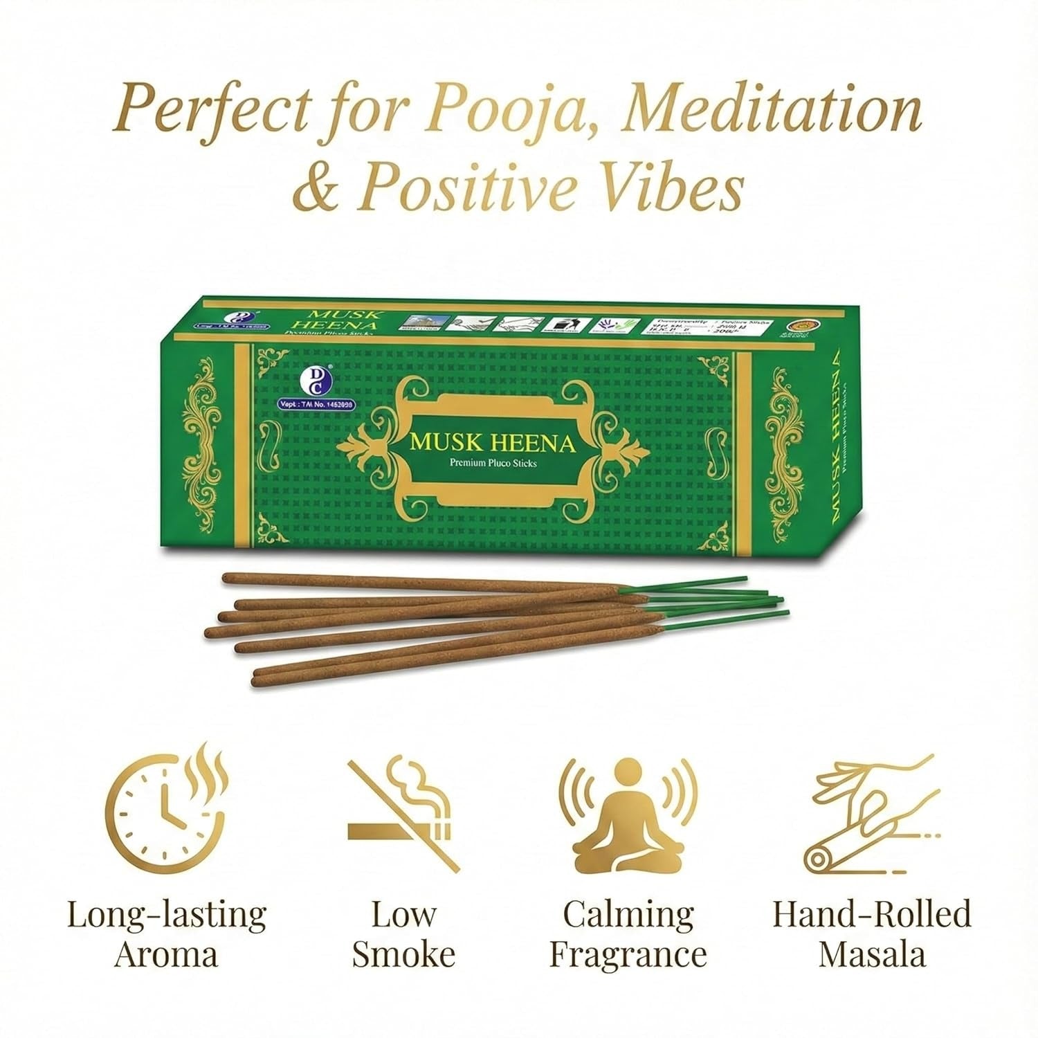 MUSK HEENA PREMIUM MASALA INCENSE STICK