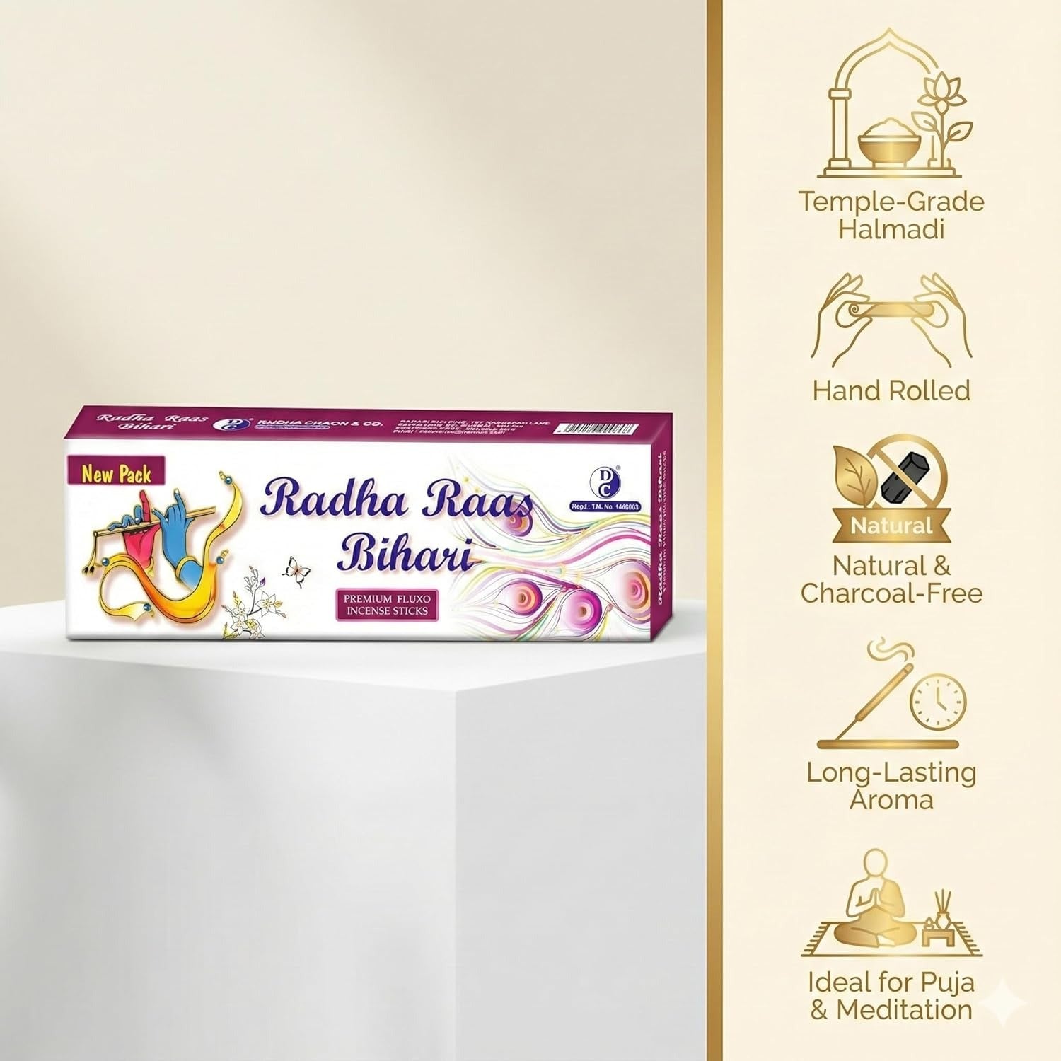 Radha Raas Bihari Masala Incense Sticks