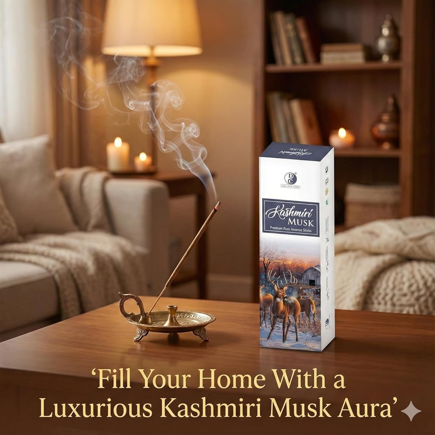 Kashmiri Musk Premium Fluxo Incense Sticks