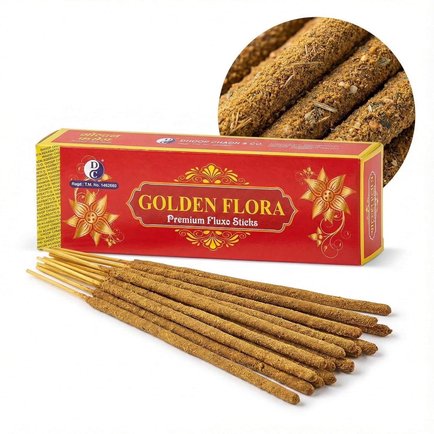 Golden Flora Premium Masala Incense Sticks