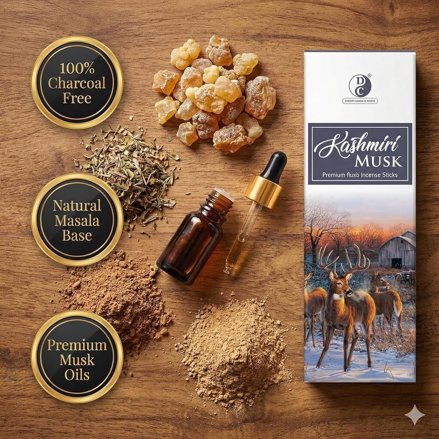 Kashmiri Musk Premium Fluxo Incense Sticks