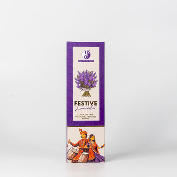 Dhoop Chaon & Co. Festive Lavender Premium Bambooless Incense Sticks