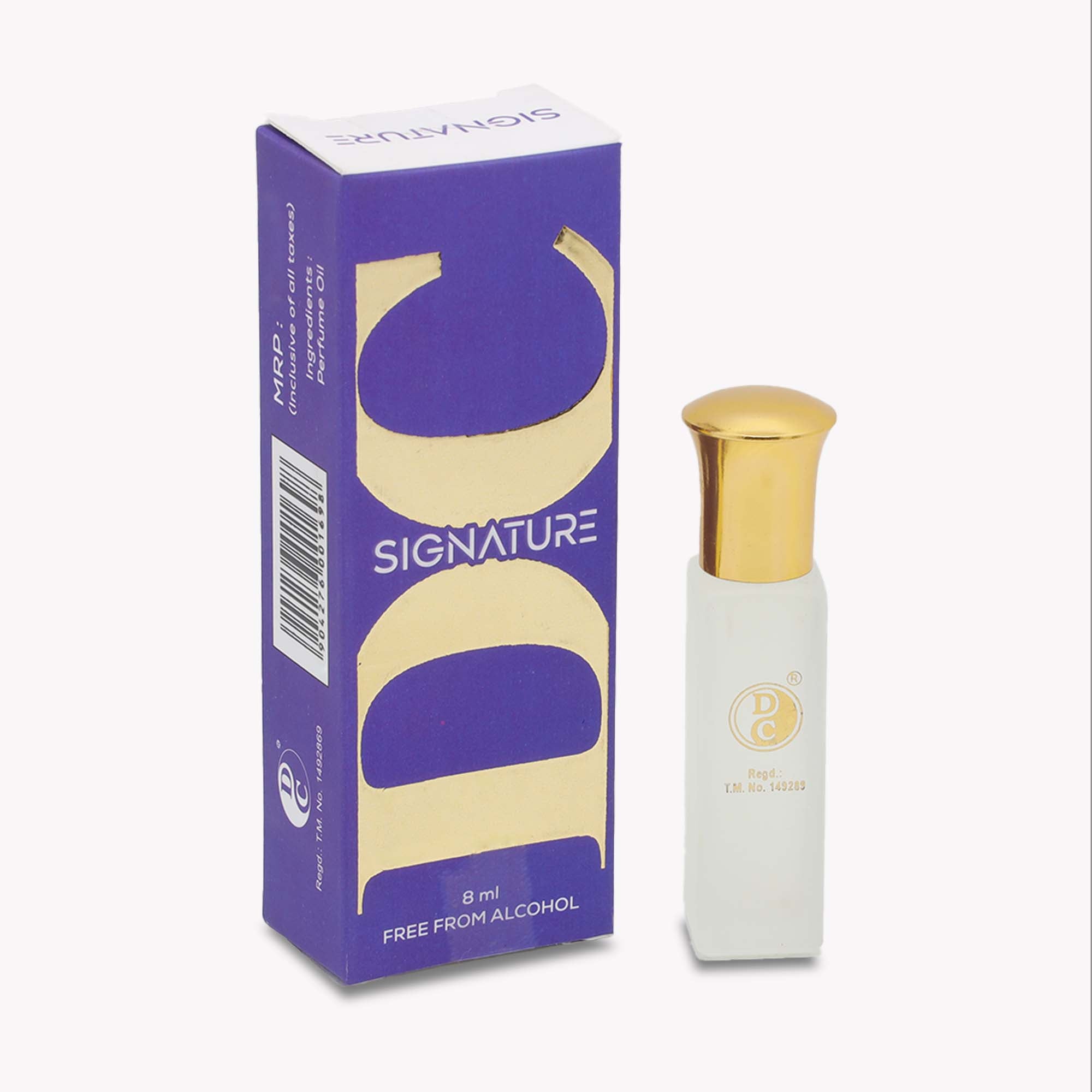 DC Signautre Premium Attar for Long Lasting Fragrance 8ML