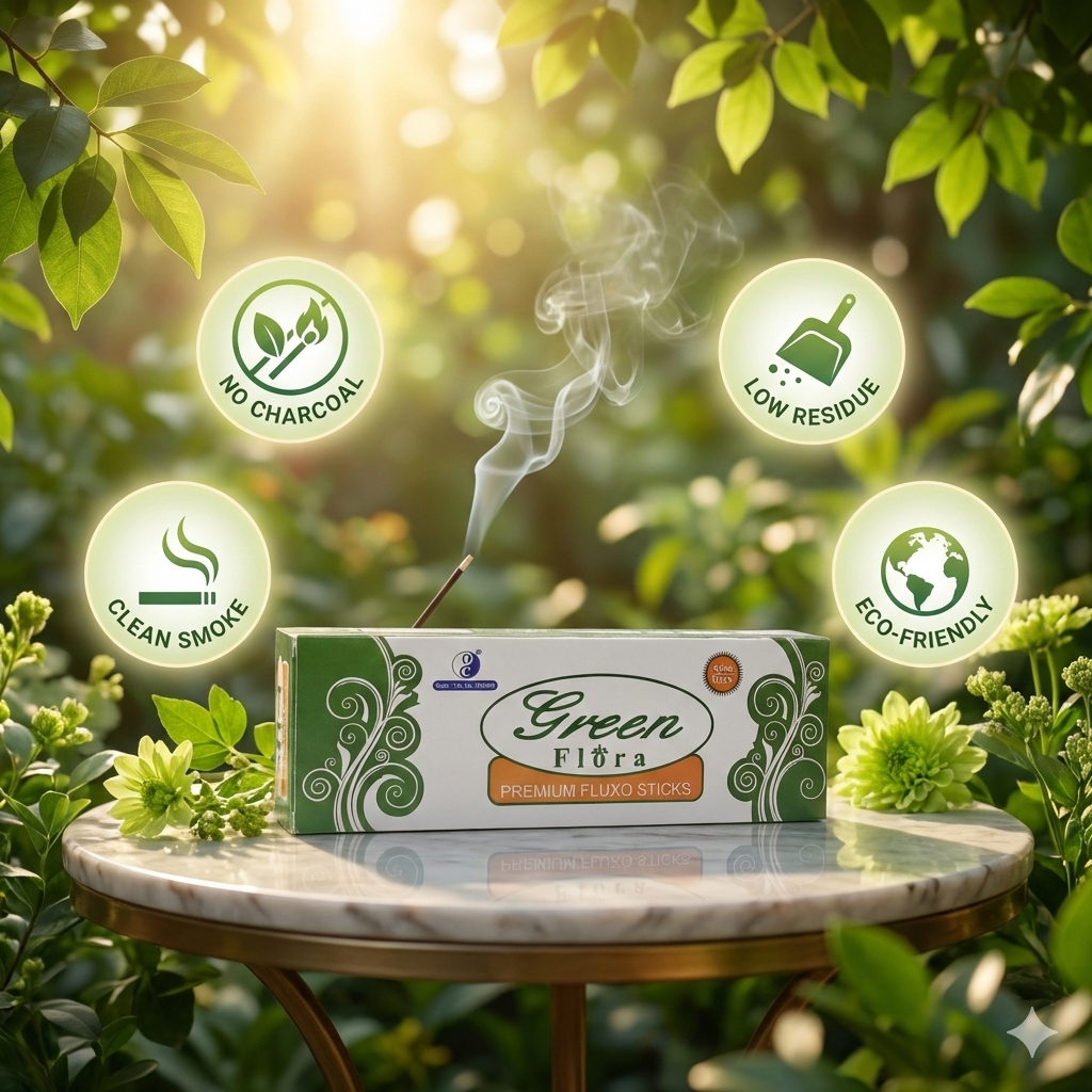Green Flora Masala Incense Sticks