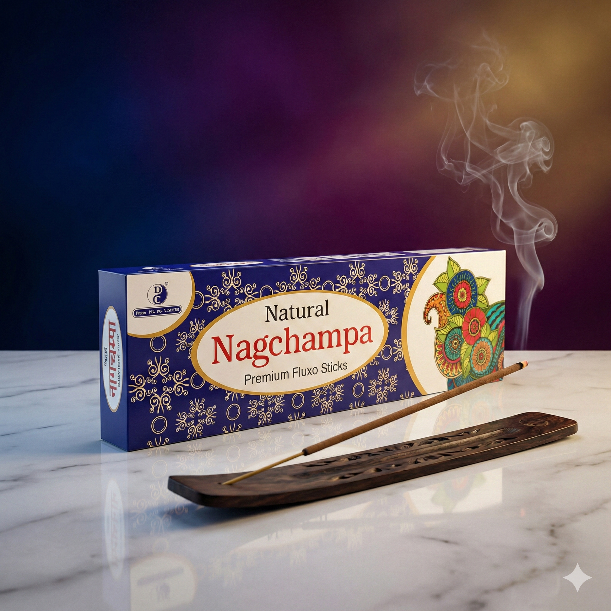 Natural Nag Champa Premium Fluxo Incense Sticks