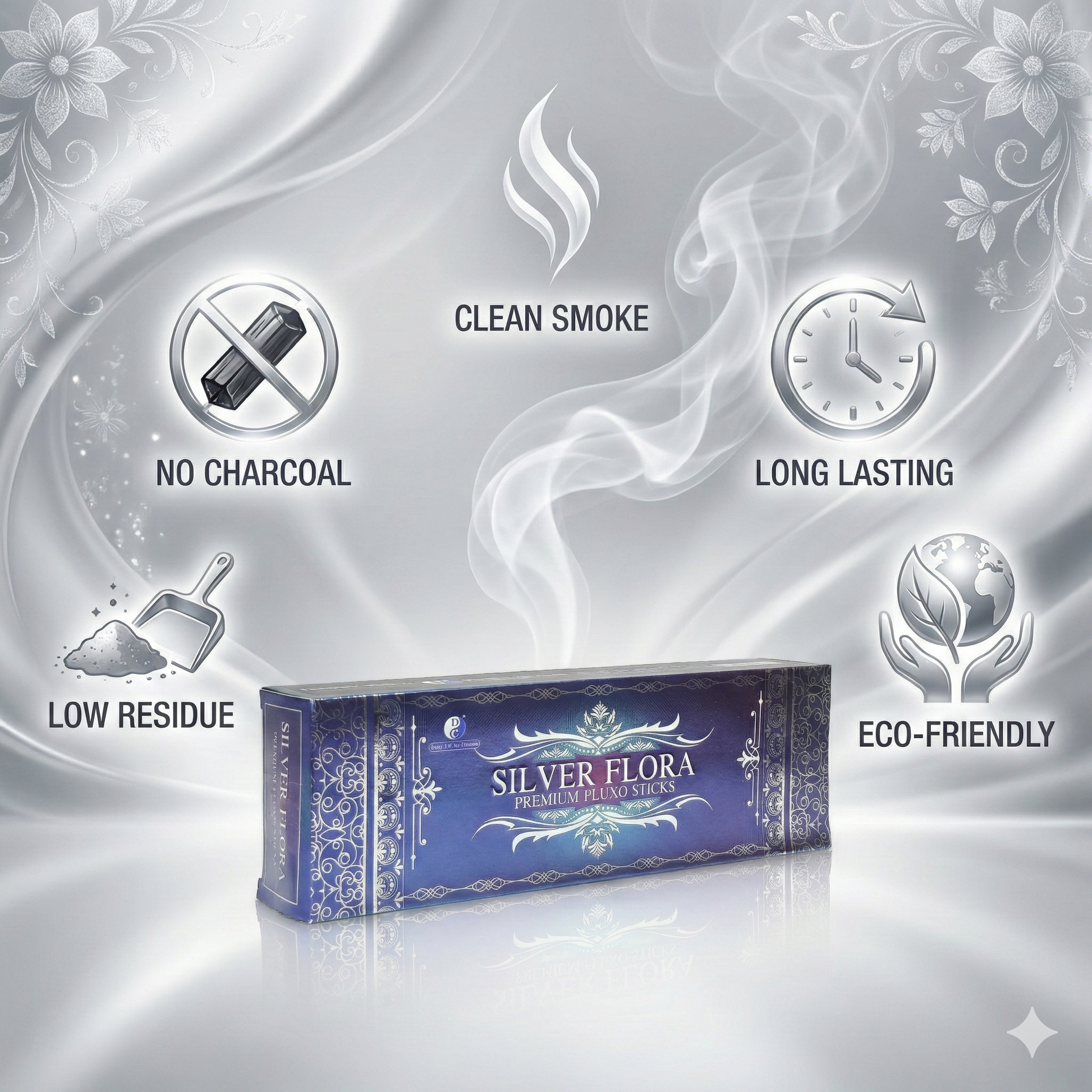 Silver Flora Masala Incense Sticks