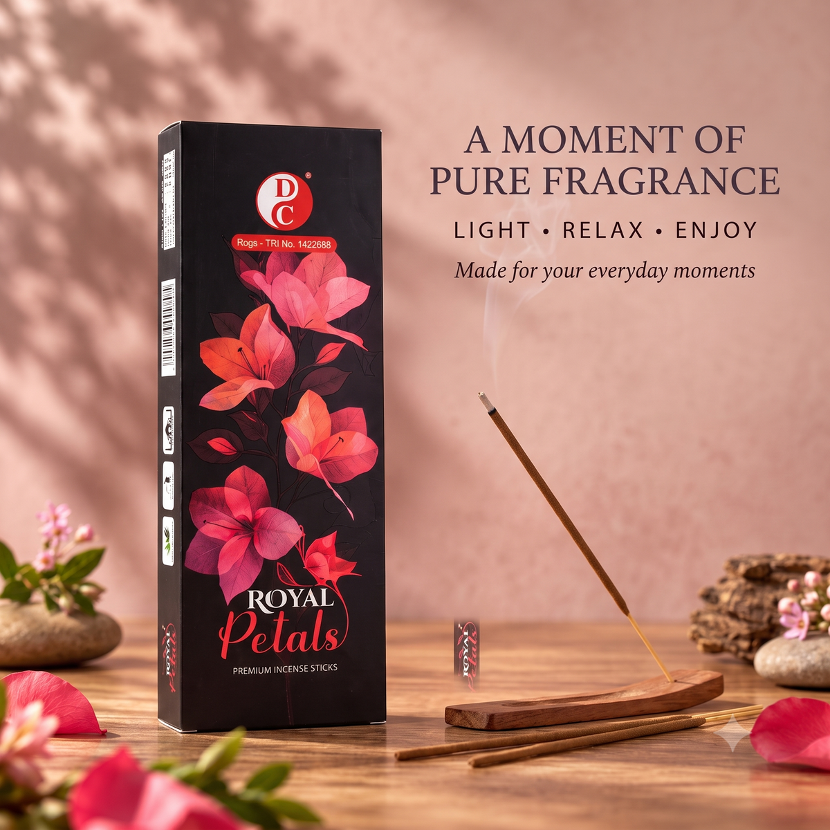 Royal Petals Premium Incense Sticks 225g