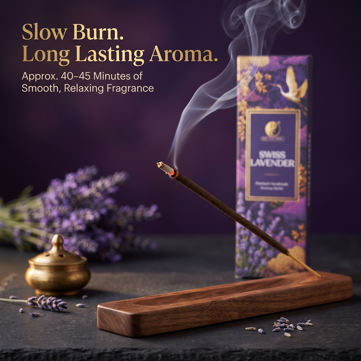 Swiss Lavender Premium Masala Incense Sticks