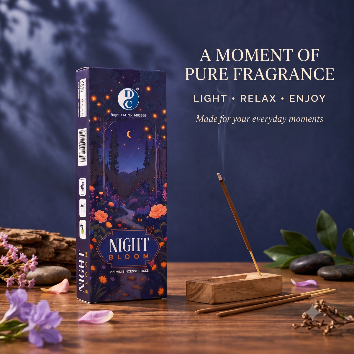 Night Bloom Premium Incense Sticks 225g