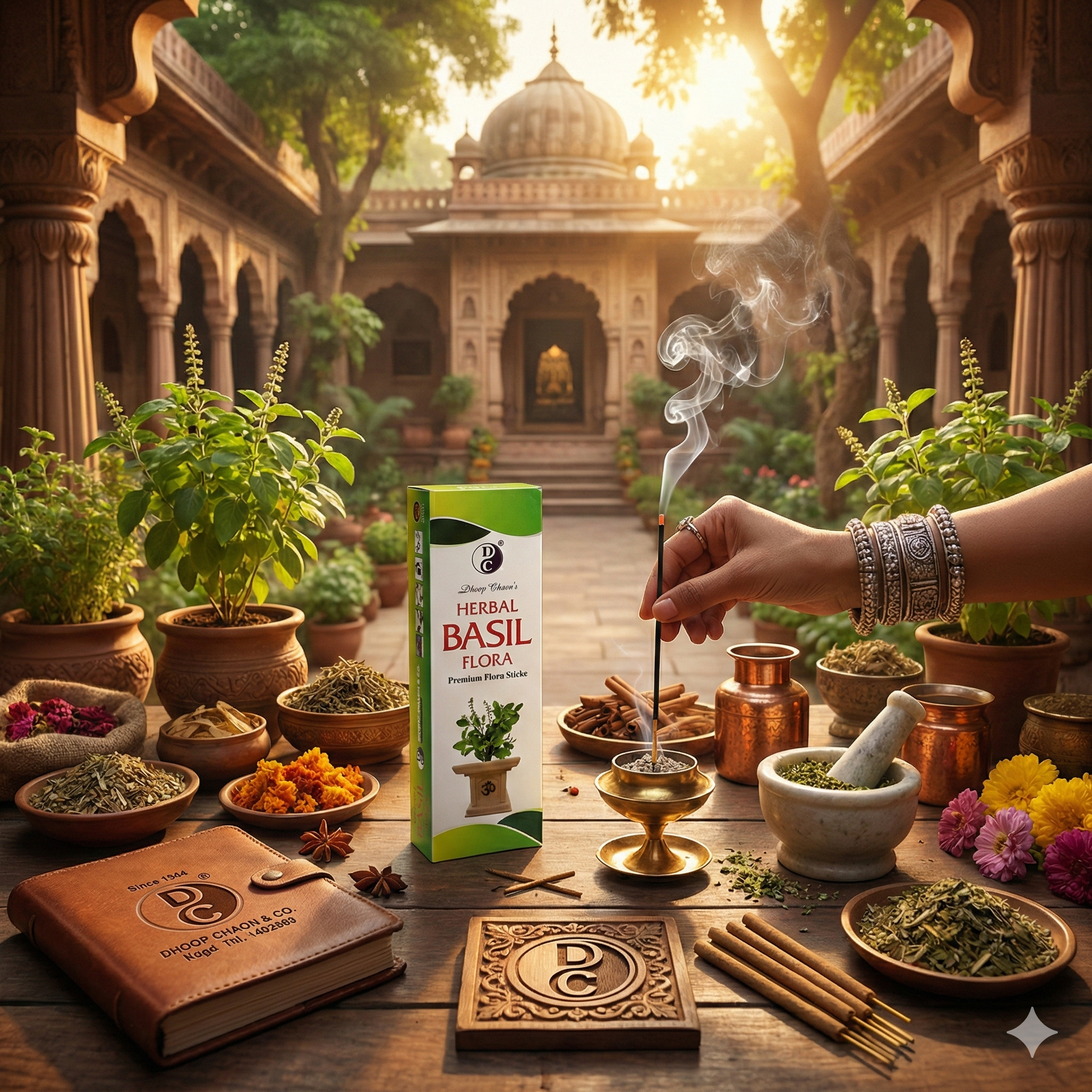 Basil Flora Masala Incense Sticks 250 GMS