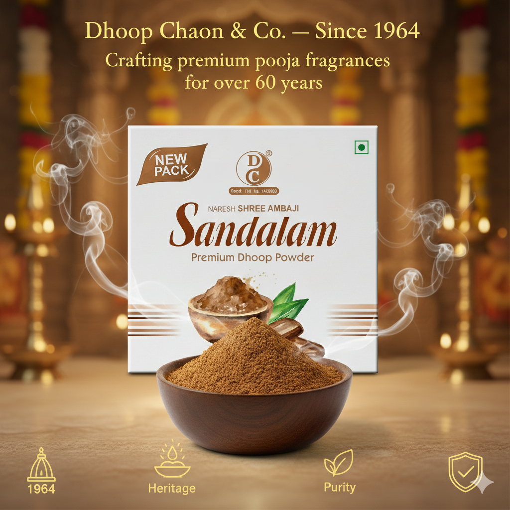 Sandalam Premium Charcoal Free Dhoop Powder 100 Grams Pack