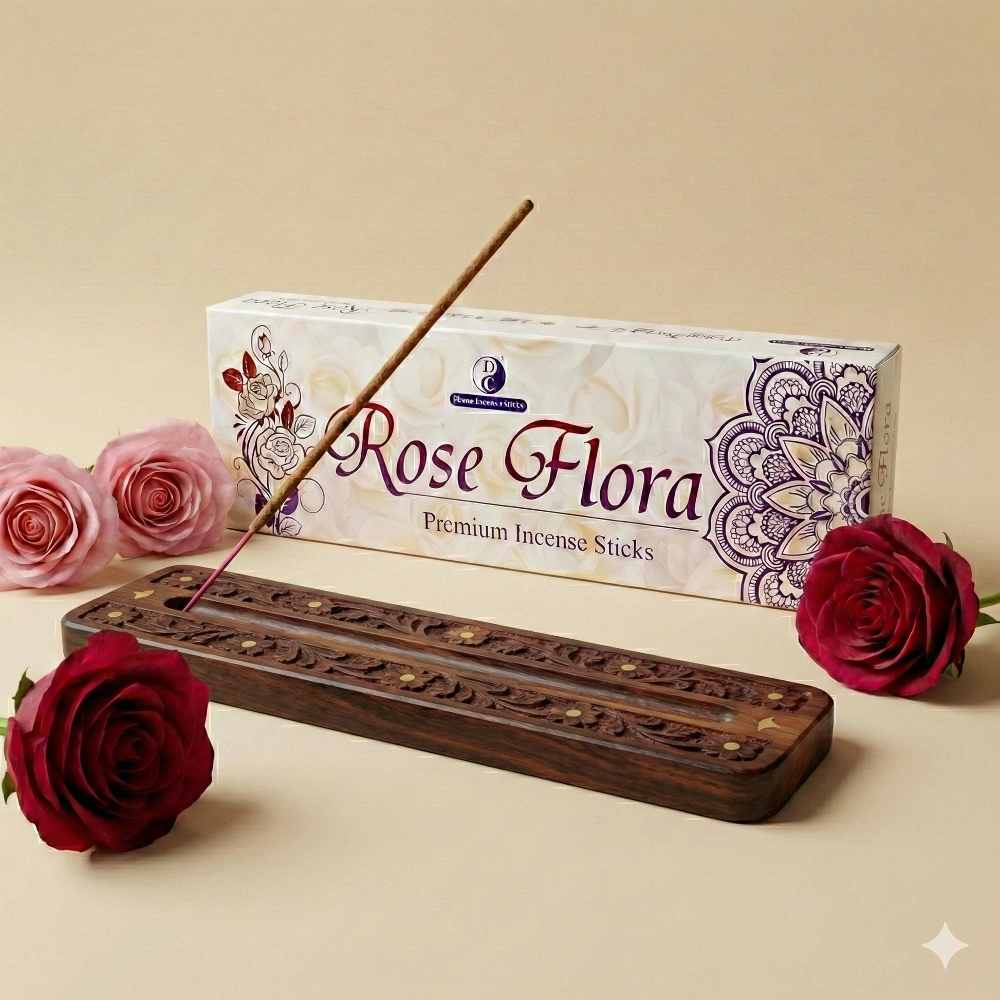 ROSE FLORA PREMIUM MASALA INCENSE STICK