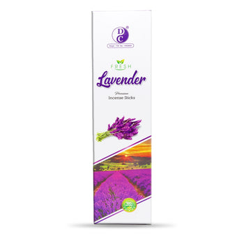 Fresh Lavender Premium No Charcoal Incense sticks ECO Box 100 Grams Pack