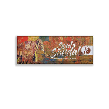 Soul of Sandal Premium 6 Inch Long Charcoal Free Dhoop Sticks 10 Sticks Pack