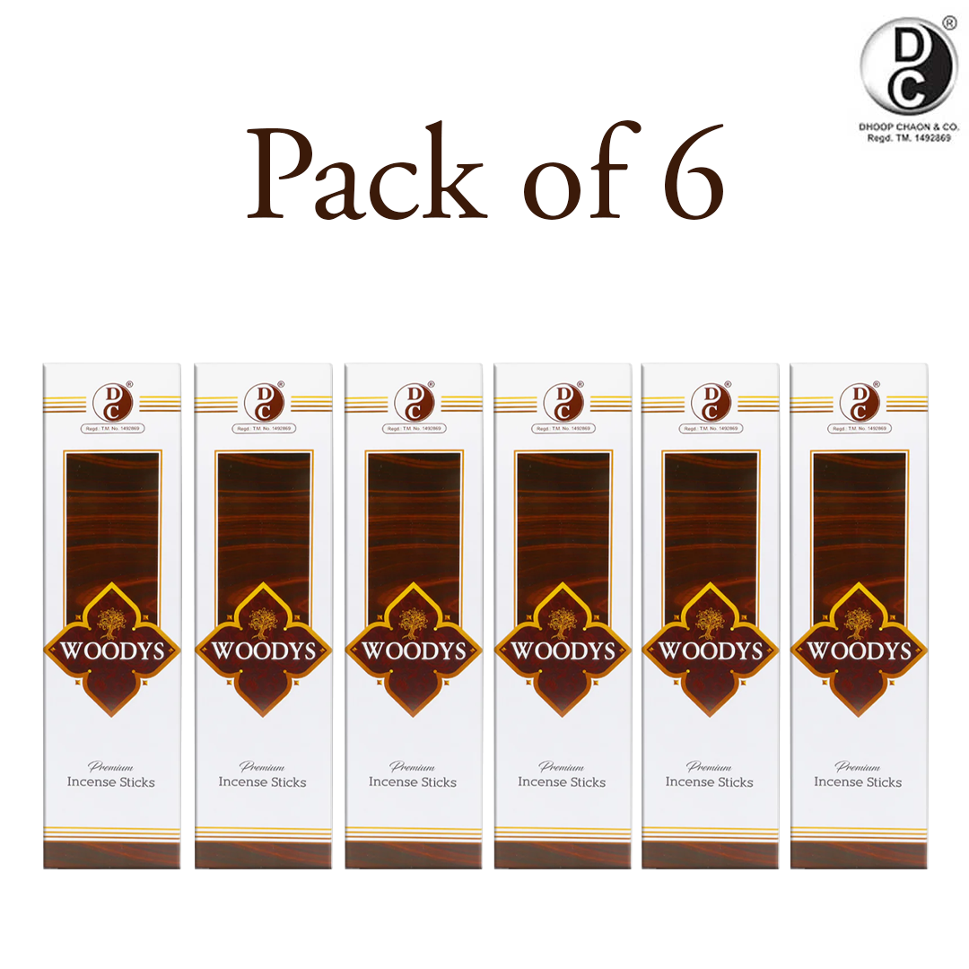 Woodys Premium No Charcoal Incense sticks ECO Box 100 Grams Pack