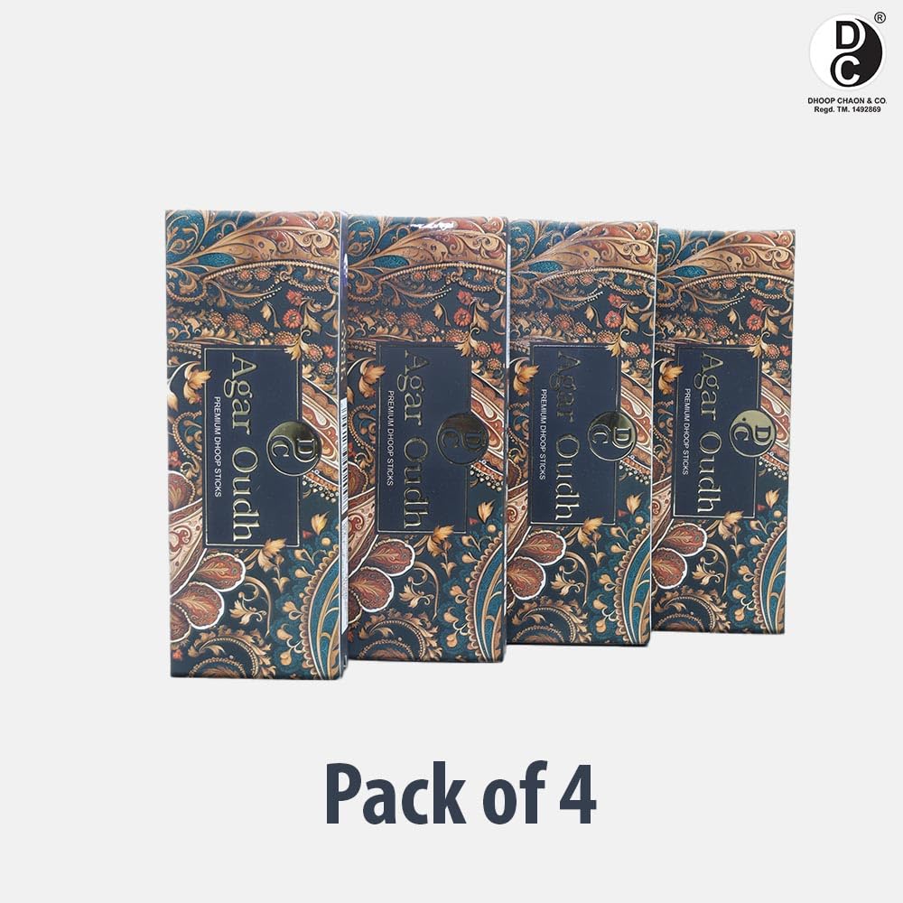 Agar Oudh Premium 6 Inch Long Charcoal Free Dhoop Sticks 10 Sticks Pack