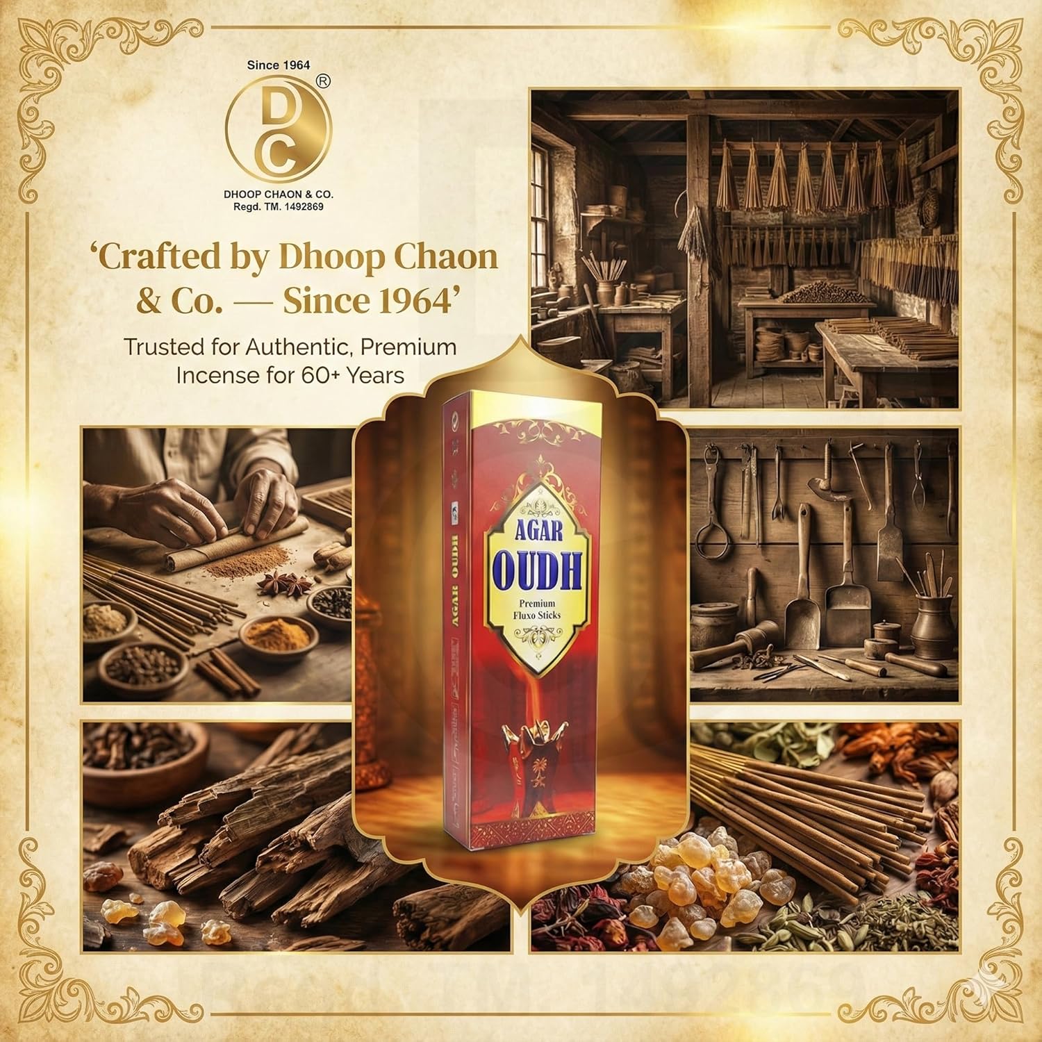 Agar Oudh Premium Base Masala Incense Sticks