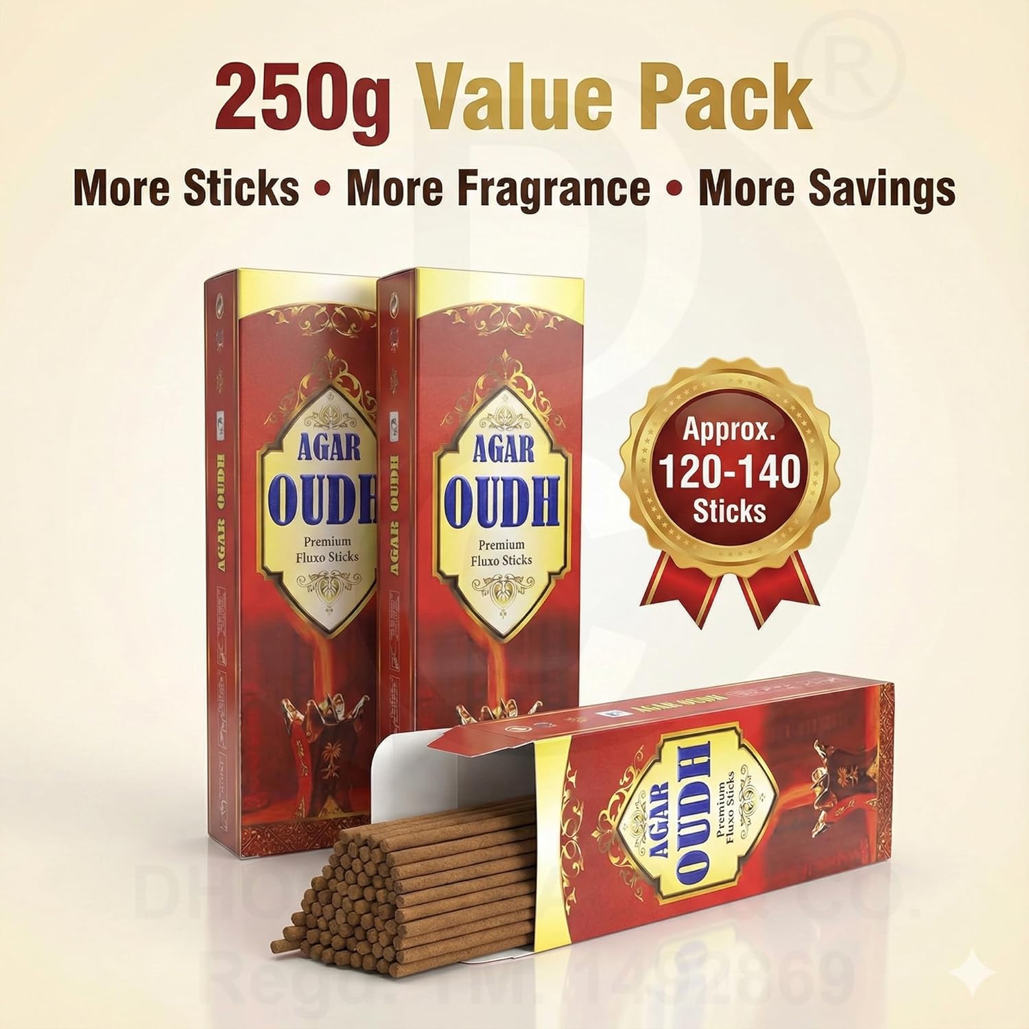 Agar Oudh Premium Base Masala Incense Sticks