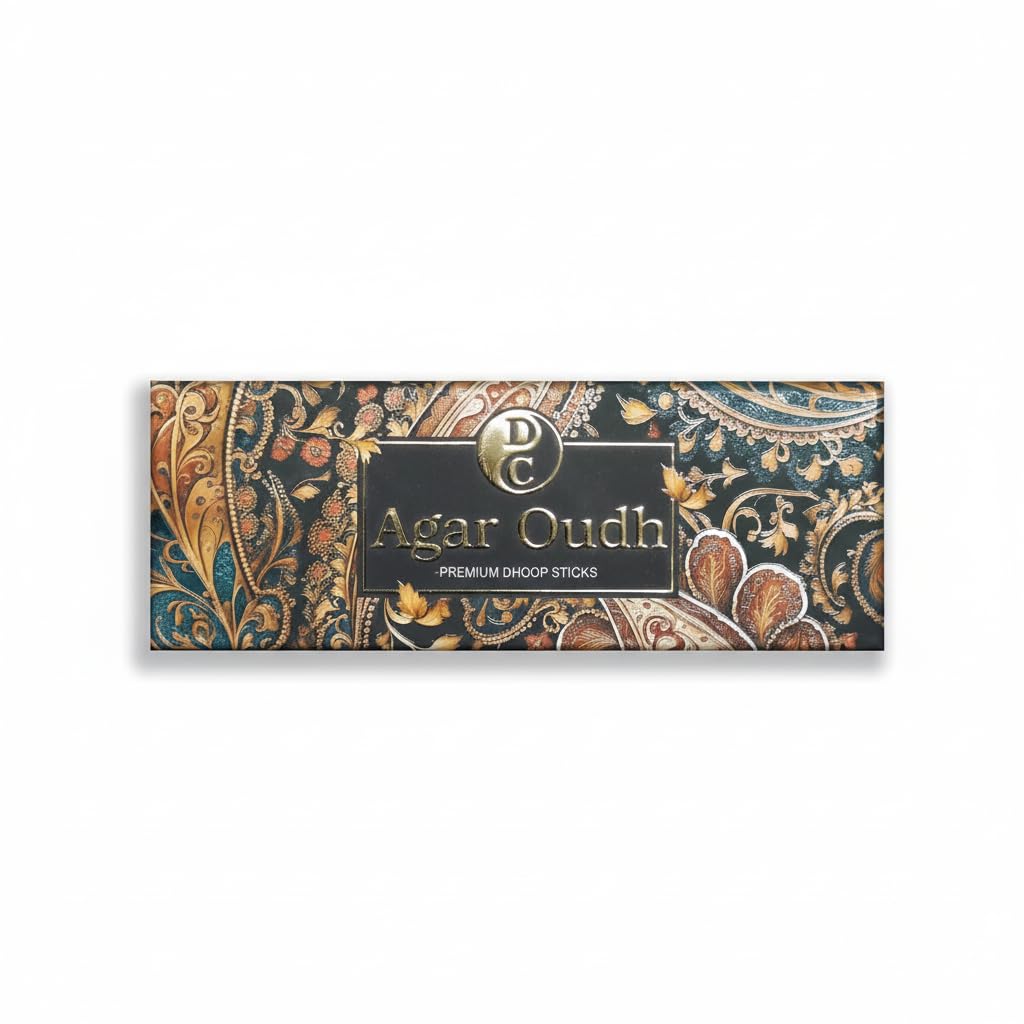 Agar Oudh Premium 6 Inch Long Charcoal Free Dhoop Sticks 10 Sticks Pack