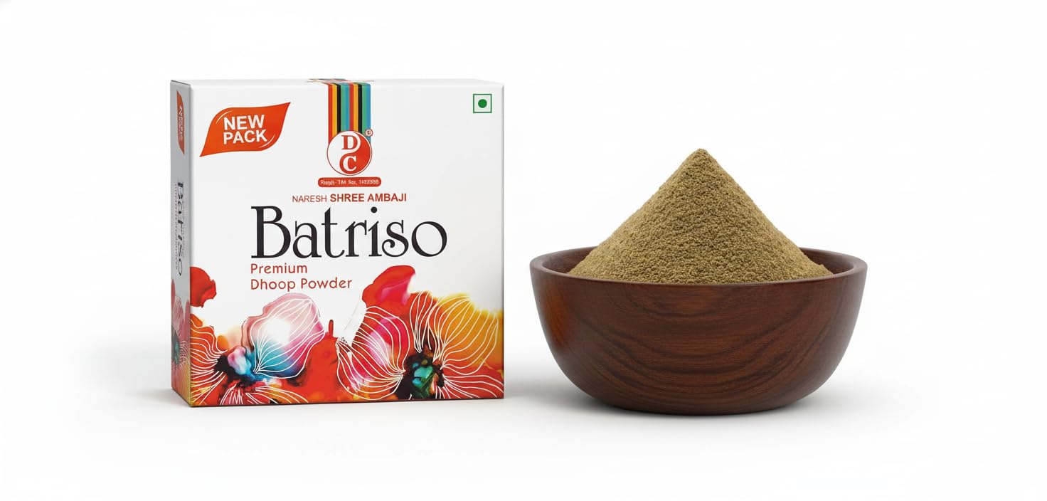 Batriso Premium Charcoal Free Dhoop Powder 100 Grams Pack