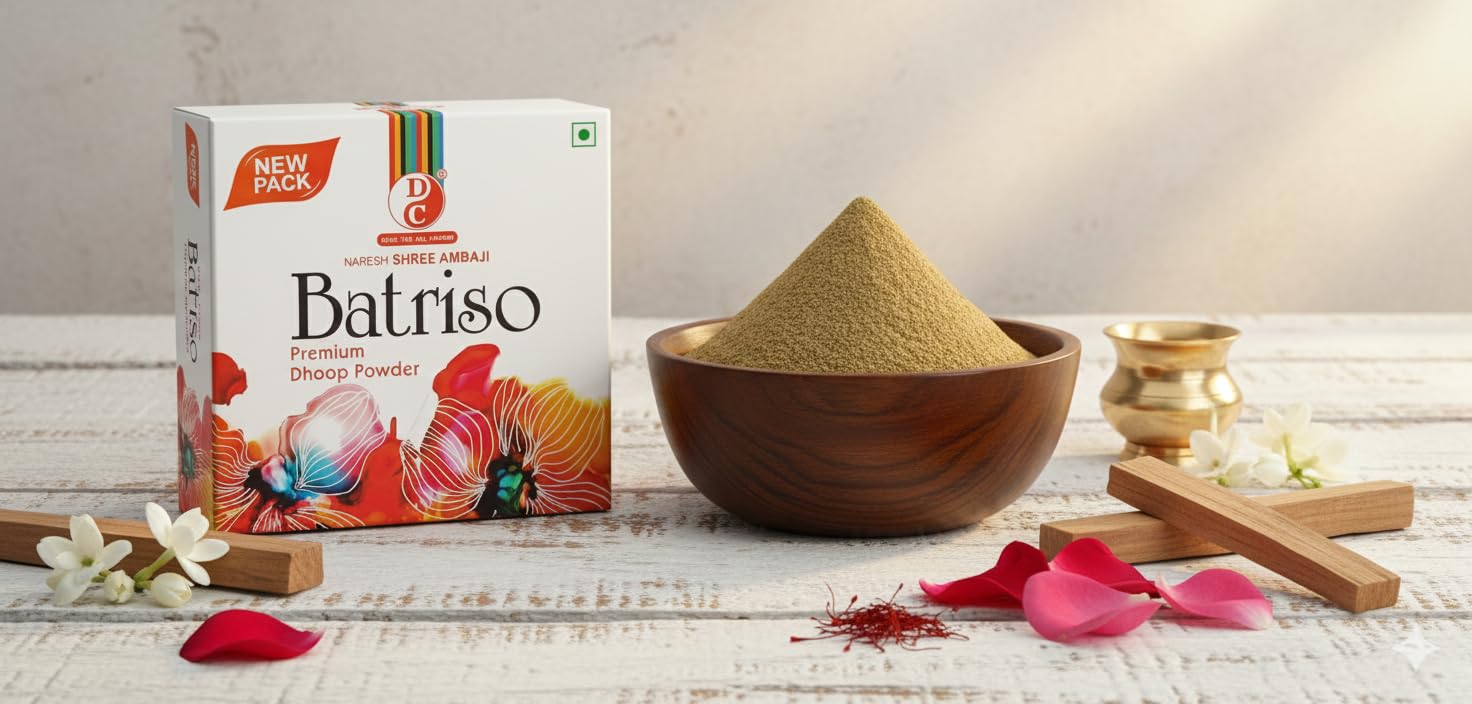 Batriso Premium Charcoal Free Dhoop Powder 100 Grams Pack
