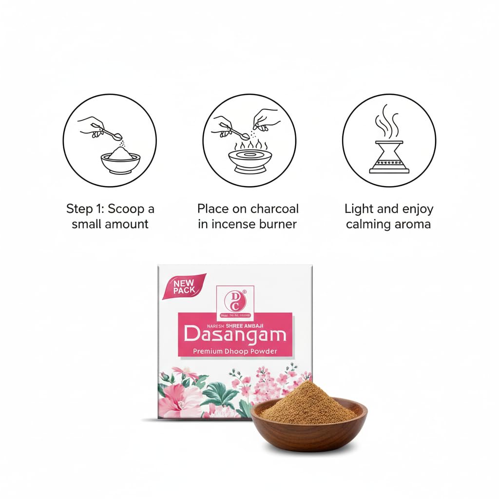 Dasangam Premium Charcoal Free Dhoop Powder 100 Grams Pack