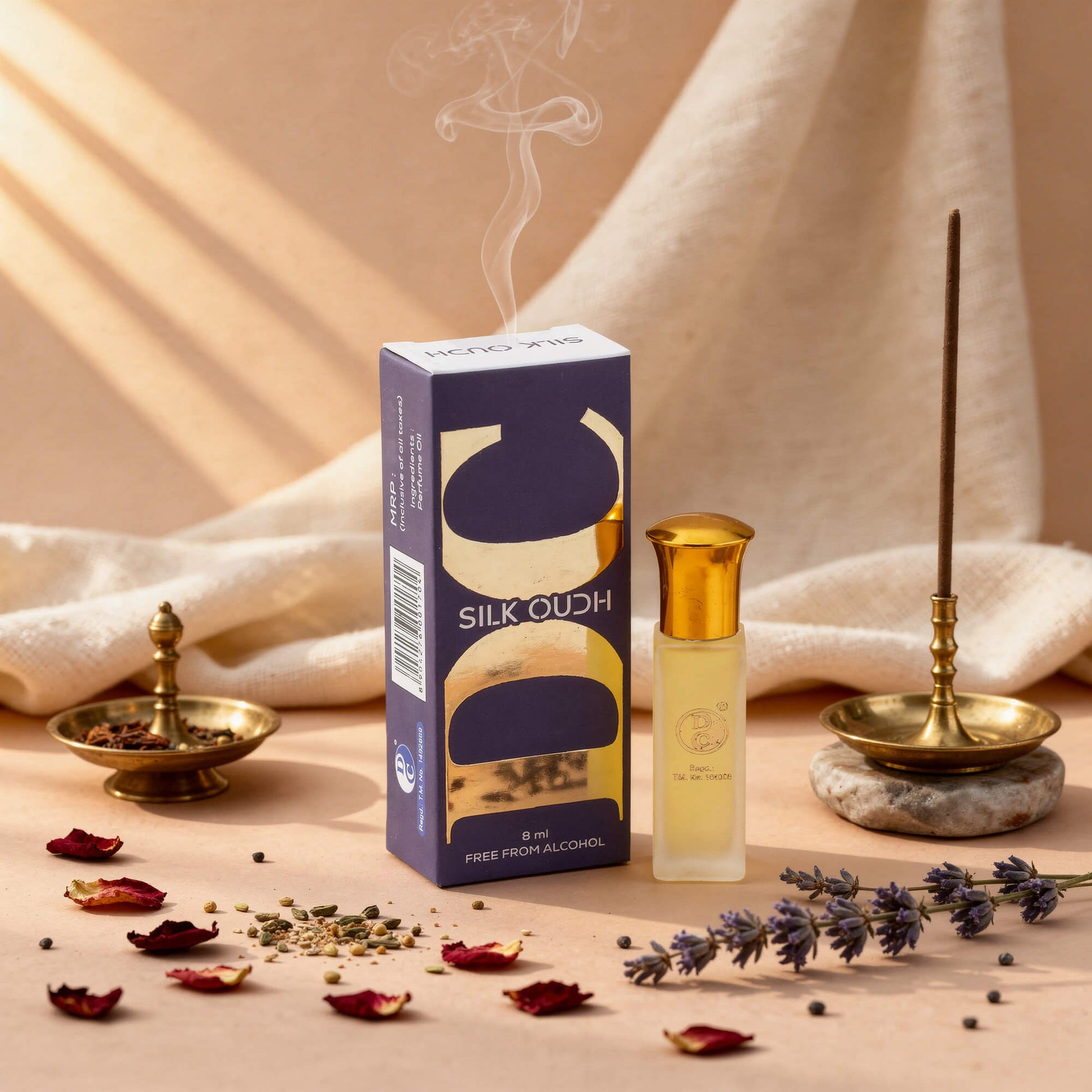 DC Silk Oud Premium Attar for Long Lasting Fragrance 8ML
