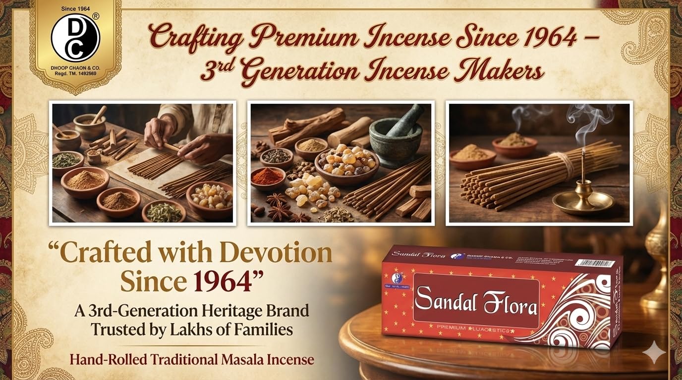 Sandal Flora Premium Masala Incense Sticks