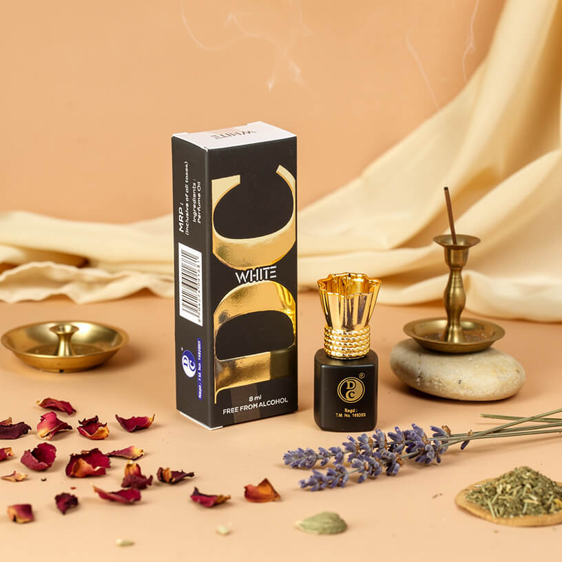 DC White Premium Attar for Long Lasting Fragrance 8ML