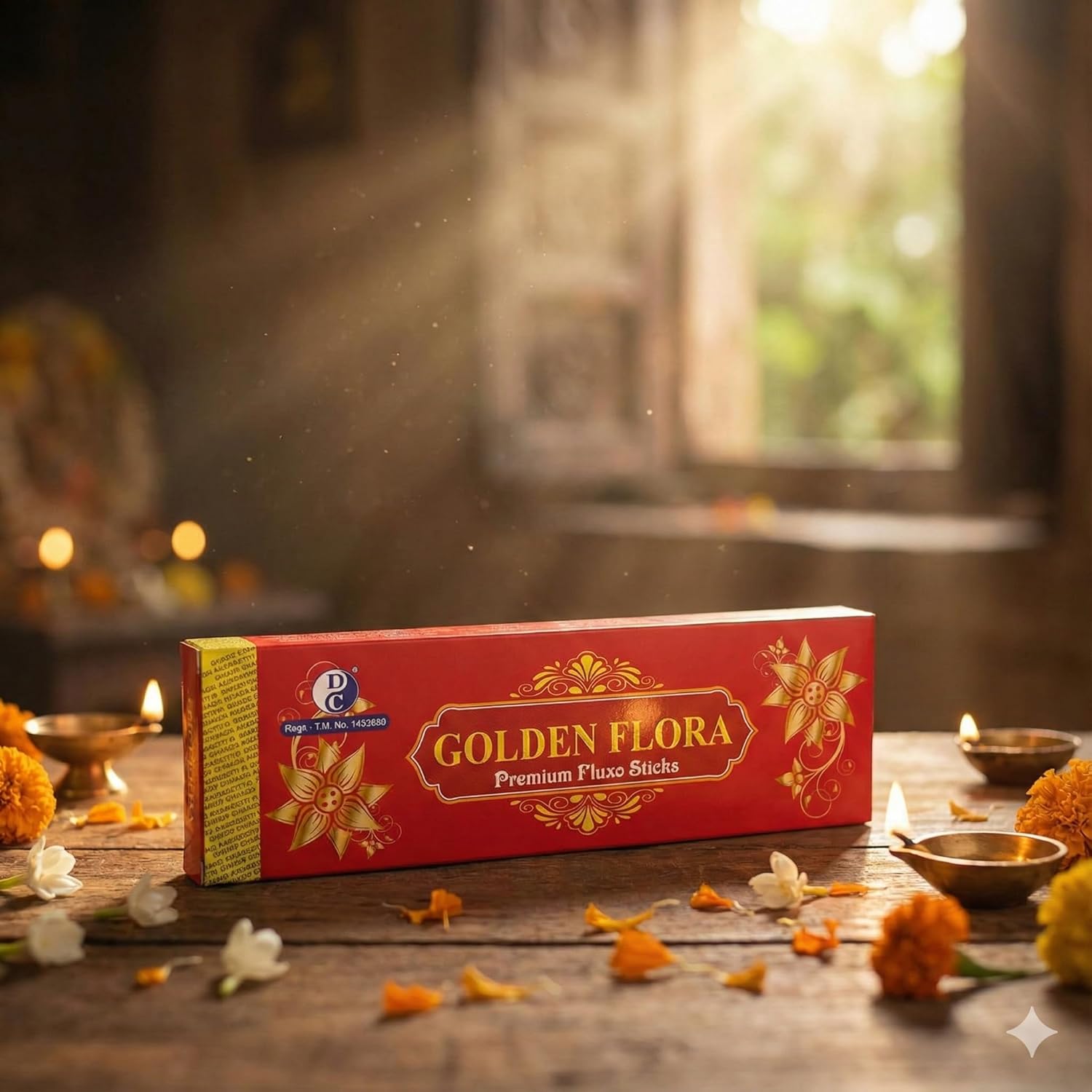 Golden Flora Premium Fluxo Incense Sticks