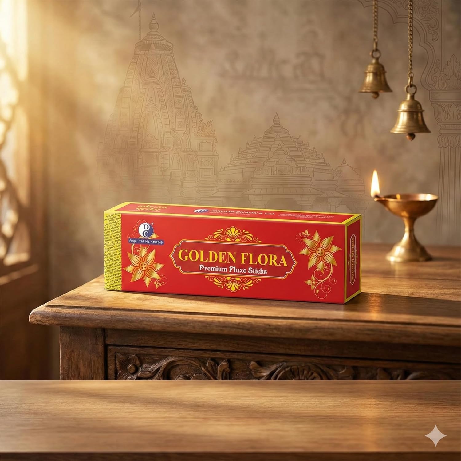 Golden Flora Premium Fluxo Incense Sticks