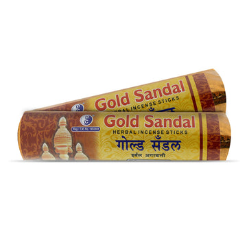 Gold Sandal Premium No Charcoal Incense sticks Rolls | 250 GMS Each
